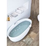 Covoras baie Friedola Starfish 77702, antiderapant, model marin, bej, 48 x 80 cm - imagine 4