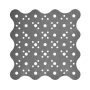 Covoras baie Saniplast Oceano 4FPA274007, antiderapant, gri, 51 x 51 cm