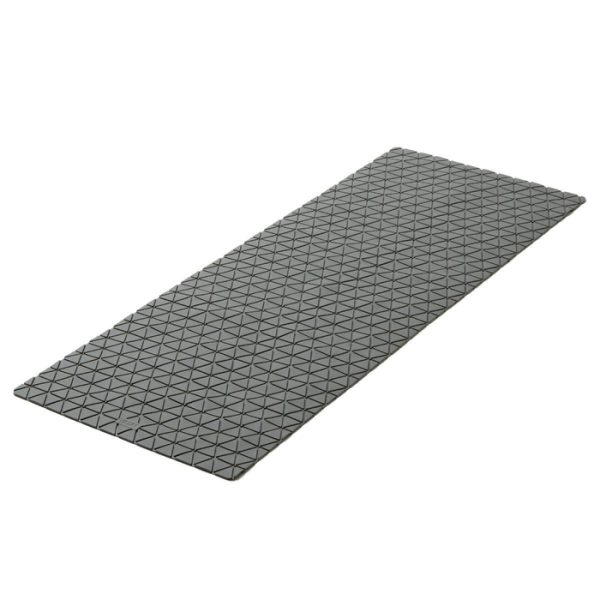 Covoras baie Tatay S5513306, antiderapant, model Diamond, gri, 36 x 96 cm