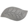 Covoras baie Saniplast Magnolia, antiderapant, forma frunza, gri, 55 x 100 cm