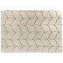 Covoras baie Saniplast Treccia, antiderapant, bej, 60 x 90 cm