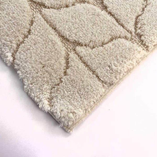 Covoras baie Saniplast Treccia, antiderapant, bej, 60 x 90 cm - imagine 3