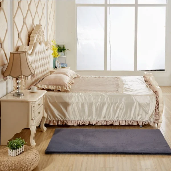 Covor living / dormitor Chip Pes 7080, 80 x 150 cm, poliester, gri, dreptunghiular - imagine 3