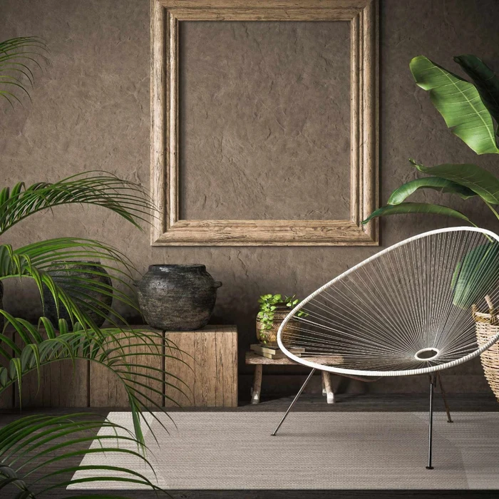 Covor living / dormitor Adria New 45VDV, 200 x 290 cm, polipropliena, maro, dreptunghiular